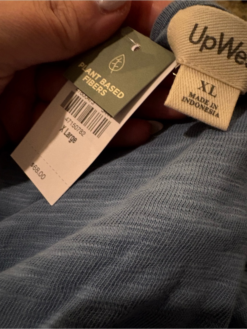Blue NWT Wide-Leg Jumpsuit with Spaghetti Straps - Picture 3 of 5